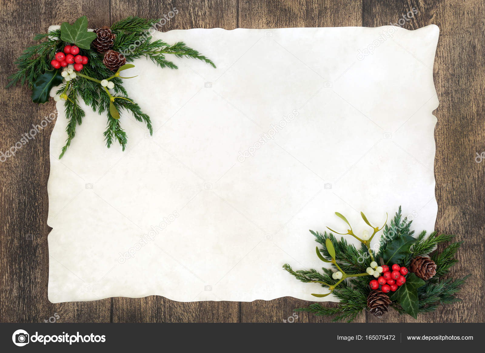 Old Fashioned Christmas Border Stock Photo by ©marilyna 165075472